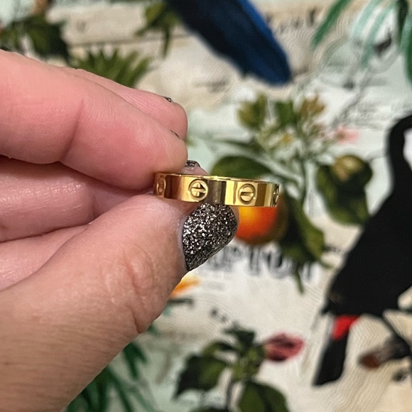 Gold Plated Sterling Ring - Picture 6 of 6